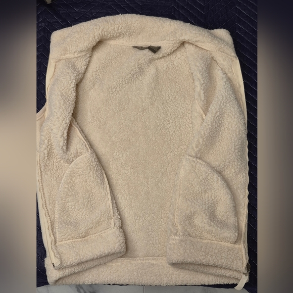 Jane Ashley Sherpa Fleece Lined Vest Full Zip Women’s Size L - Picture 9 of 9